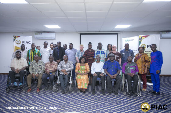 PIAC ENGAGES THE GHANA FEDERATION OF DISABILITY ORGANISATIONS ON PETROLEUM REVENUE MANAGEMENT