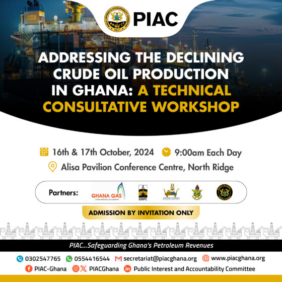 Addressing the declining crude oil production in Ghana: A Technical Consultative Workshop